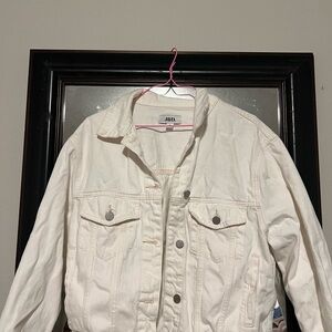 Women's Cream Denim Jacket